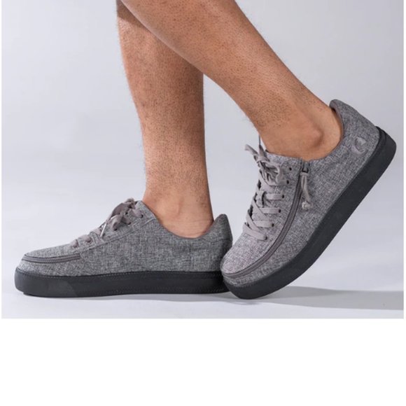 BILLY Footwear Other - Charcoal Jersey Low Top Billy Classic Lace Lows Mens 9 or Womens 10.5